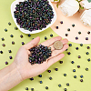 1000Pcs Opaque Acrylic Beads MACR-SC0002-43B-4