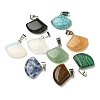 Natural & Synthetic Mixed Gemstone Pendants G-Z067-05P-01-2