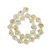 Frosted Handmade Lampwork Beads Strands LAMP-A010-01C-2