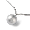 Non-Tarnish 304 Stainless Steel Round Ball Pendant Choker Necklaces NJEW-D058-01P-2