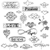 60Pcs 20 Styles Tibetan Style Alloy Connector Charms TIBE-SC0002-51-7