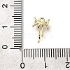 Rack Plating Brass Micro Pave Cubic Zirconia Charms KK-M014-02A-G-3