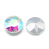 Pointed Back Glass Rhinestone Cabochons RGLA-T029-16mm-02-2