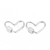 Tarnish Resistant 304 Stainless Steel Screw Carabiner Lock Charms STAS-H103-02P-1