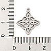Non-Tarnish 304 Stainless Steel Pendants STAS-P330-04P-3