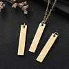 Ion Plating(IP) 304 Stainless Steel Pendants STAS-I311-14B-G-7