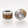 304 Stainless Steel European Beads STAS-S079-99-P-3