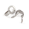 Rhodium Plated 925 Sterling Silver Micro Pave Clear Cubic Zirconia Enhancer Shortener Bails STER-H105-05P-2