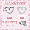 4Pcs Glass Hotfix Rhinestone DIY-FG0007-56B-2
