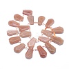 Natural Sunstone Beads Strands G-O179-I03-D-2