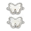 Brass Micro Pave Cubic Zirconia Pendants KK-U043-32P-01-1
