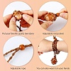Braided Wax Rope Cord Macrame Pouch Necklace Making NJEW-J007-07-4