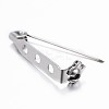 Tarnish Resistant 304 Stainless Steel Brooch Findings Sets LS-X-STAS-G137-52P-2