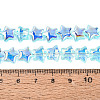 Electroplate Transparent Glass Beads Strands EGLA-N056-04A-B01-4