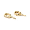 Rack Plating Brass Micro Pave Clear Cubic Zirconia Peg Bails LS-KK-H431-58G-2