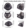 6Pcs 3 Style Alloy Shoes Creases Protector FIND-GF0004-89B-2