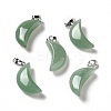 Natural Green Aventurine Pendants G-Z022-05B-1