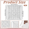 Transparent Acrylic Drawing Template Measuring Ruler TOOL-WH0039-63-2