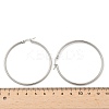 Tarnish Resistant 304 Stainless Steel Big Hoop Earrings EJEW-F105-04P-4