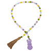 Wood Beads Pendant Decorations DIY-WH0888-777A-01-1