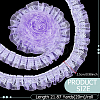 1Pc Double Layer Pleated Lace Ribbon OCOR-BC0007-97C-2