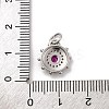 Brass Micro Pave Cubic Zirconia Charms KK-U033-22P-01-3