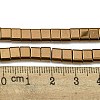 Electroplated Non-magnetic Synthetic Hematite Beads Strands G-C106-B02-13B-4