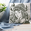 PET Hollow Out Drawing Painting Stencils DIY-WH0405-0070-6