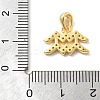 925 Sterling Silver Micro Pave Clear Cubic Zirconia Pendants LS-STER-Z012-06G-06-3