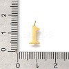 Ion Plating(IP) 304 Stainless Steel Micro Pave Cubic Zirconia Pendants STAS-H228-01G-01-3