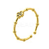 2Pcs 2 Styles Brass Micro Pave Cubic Zirconia Cuff Rings for Women RJEW-S399-03G-5