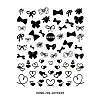 3D Black Transfer Stickers Decals MRMJ-R090-59-DP3225-2