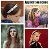 12Pcs 4 Colors Yarn & Rubber Elastic Headbands OHAR-GF0001-17-6