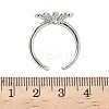 Brass Micro Pave Cubic Zirconia Cuff Open Rings RJEW-H256-06P-5