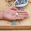12 Strands 12 Styles Baking Painted Pearlized Glass Pearl Round Bead Strands HY-CW0001-03A-7