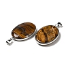 Natural Tiger Eye Pendants G-M415-01P-05-2
