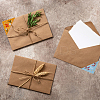 2Pcs 2 Colors Flower Pattern Felt Embroidery Bookmarks AJEW-HY0001-70-7