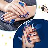 AHADERMAKER 12Sheets 3 Style Evil Eye Pattern Nail Art Stickers Decals DIY-GA0004-14-5