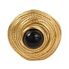 Round Natural Mixed Stone Finger Rings RJEW-Q822-17G-3