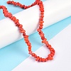 Natural Magnesite Beads Strands TURQ-P001-02A-10-5