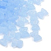 Frosted Transparent Acrylic Beads OACR-P029-20B-04-2
