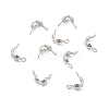 Brass End Bead Tips KK-E248-S-NF-1