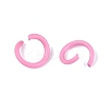 Spray Painted Iron Open Jump Rings IFIN-T017-04C-11-2