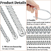 30Pcs 3 Styles Carbon Steel Spiral Corset Boning Stay FIND-GF0005-98-5