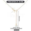4Pcs Alloy Bowknot Pendant Necklaces for Women NJEW-LP0001-28A-2