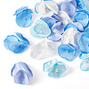 20Pcs 5 Style Silk Artificial Rose Flower Pendant PALLOY-TA00202-2