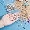 120Pcs 30 Styles Zinc Alloy Beads FIND-HY0004-14-3