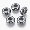 Synthetic Non-magnetic Hematite European Beads LS-X-G-T094-11J-1