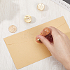 3 Styles Graduation Theme Golden Tone Brass Wax Seal Stamp Head AJEW-CP0007-50A-04-3