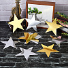 48Pcs 2 Colors Paper Glitter Star Wall Decoration AJEW-SP0001-16B-4